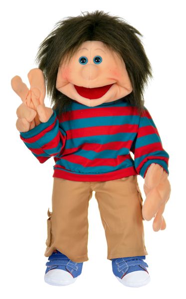 Puppe, Handpuppe, Strumpffigur, Strick?