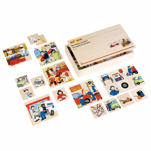 puzzle, educational, construction, board, trainingsmaterial