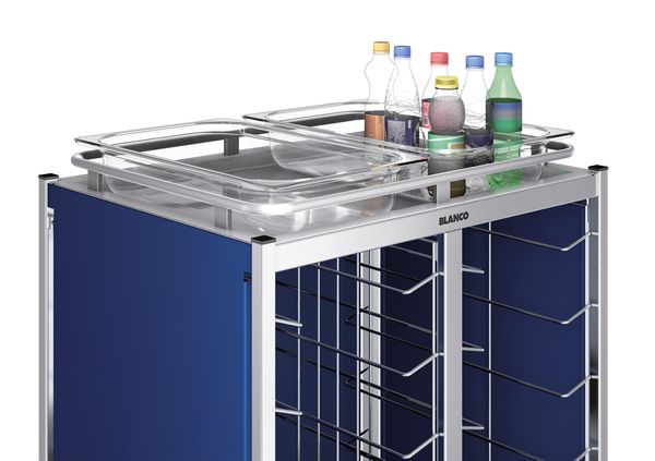 Tablett-Abräumwagen TAW 2x10 für GN Tabletts