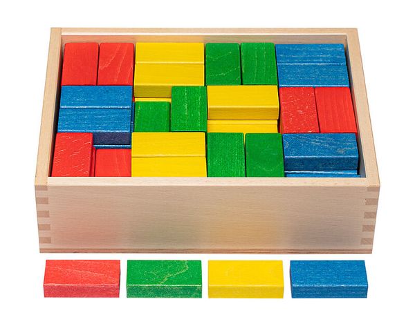 Holzspielzeug, Bausteine, Holzklötze, Kinderspielzeug, Bauklötze