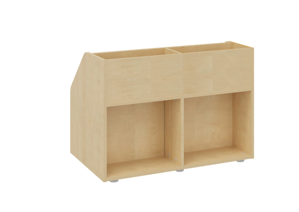 Holzkorb, Kasten, Unterbau, Zweierbox, Holzschrank