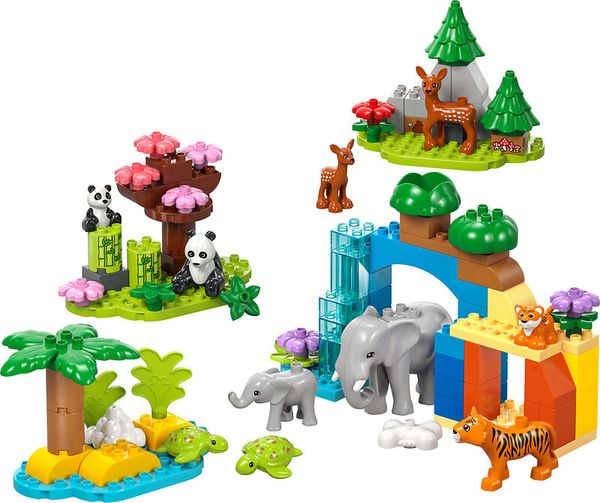 10446 LEGO® DUPLO® Wildtier-Familien 3-in-1-Set, 92 Teile