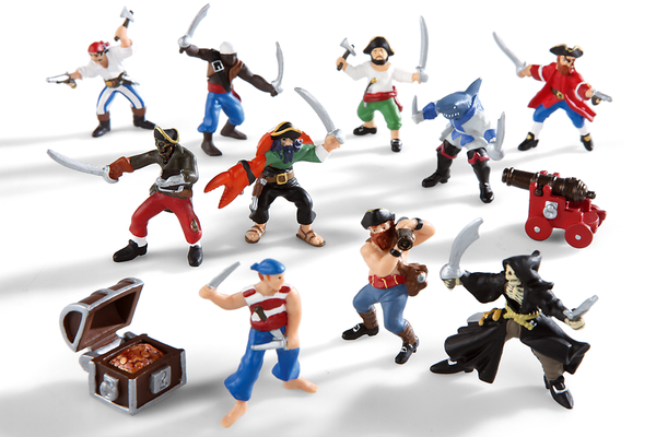 PAPO Minifiguren Piraten und Seeräuber, 12 Figuren, Höhe 4 cm PAPO Minifiguren Piraten und Seeräuber, 12 Figuren, Höhe 4 cm