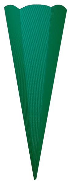 Geschwister-Schultüten-Rohling, eckig, aus E-Wellpappe, 35 cm, 10 Stück, Farbe wählbar