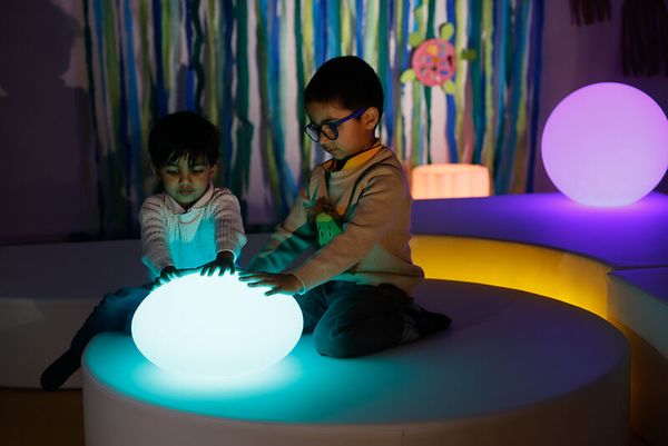 Beleuchteter Kiesel Beleuchteter Kiesel