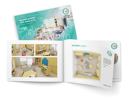 Darstellung des Kitaraumgestaltung-Katalogs