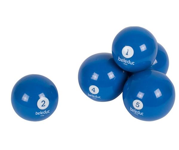 Gewichtsbälle (500/700/900/1100 und 1300g), 5 Sandbälle + Praxisbuch Gewichtsbälle (500/700/900/1100 und 1300g), 5 Sandbälle + Praxisbuch