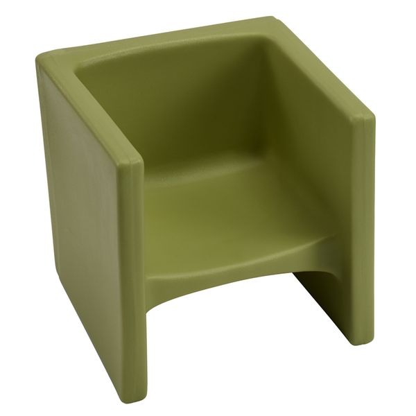 Cube Chair - Würfelstuhl in Waldtönen