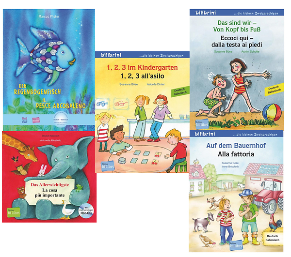 Buchpaket - italienisch-deutsche Kinderbücher