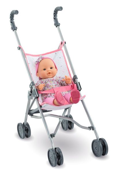 Puppenbuggy faltbar, für 36 - 42cm Puppen, ab 18 Monaten