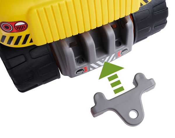 BIG Power Worker Maxi Trailer mit Anhängerkupplung BIG Power Worker Maxi Trailer mit Anhängerkupplung