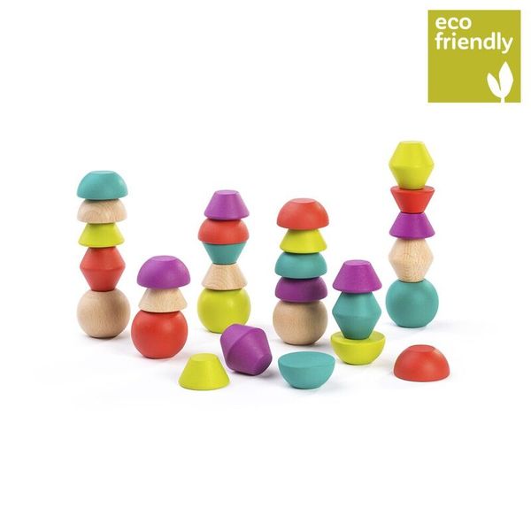 ECO Stapelsteine aus Holz, 30-tlg. ECO Stapelsteine aus Holz, 30-tlg.