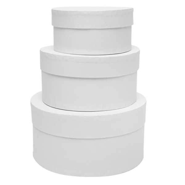 Pappschachtel-Set, 3 Stück, Form wählbar