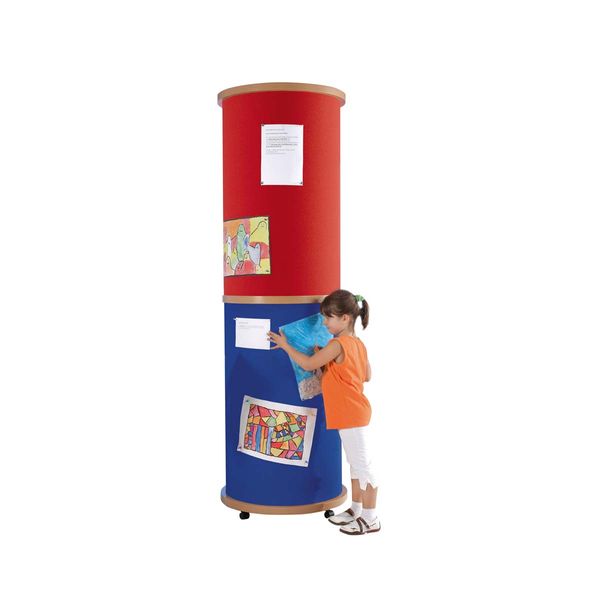 Stoff-Litfaßsäule XXL, Höhe 220 cm, fahrbar Stoff-Litfaßsäule XXL, Höhe 220 cm, fahrbar