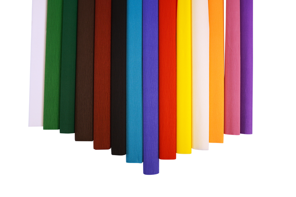 Werola Aquarola Krepppapier, 50x250cm, 10 Rollen, farbfest (Farbe wählbar) (SONDERANGEBOT)
