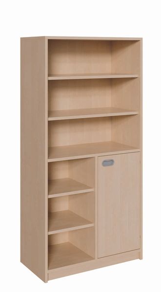 Schrank mit 1 Tür und Regalfächern (B/H/: 78 x 160 x 40 cm)