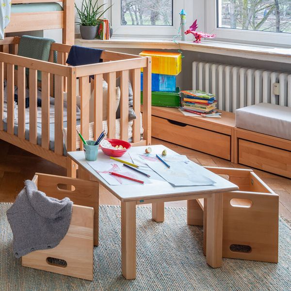 DECOR Wandelstuhl Buche massiv, Sitzhöhe (17, 22 und 32 cm) DECOR Wandelstuhl Buche massiv, Sitzhöhe (17, 22 und 32 cm)