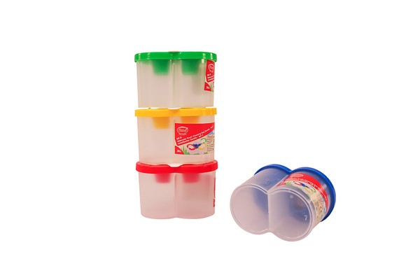 Kleerbehälter, Frischebox, Mehrfachbehälter, Kinderbrotzeitdose, Lebensmittelbehälter