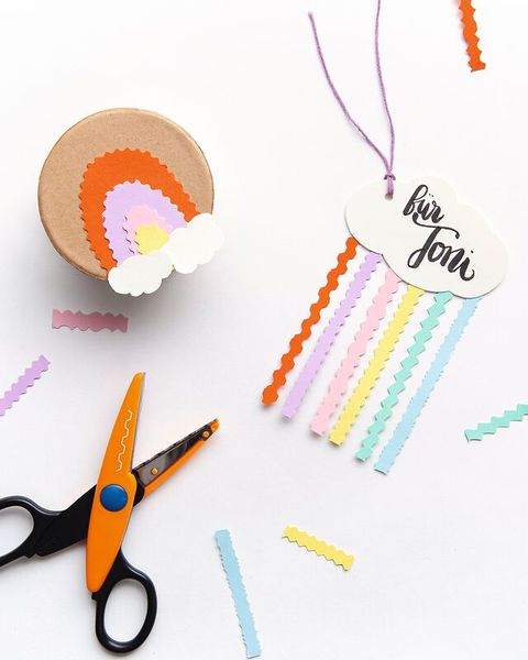 Konturen-Bastelscheren, 6 Stück