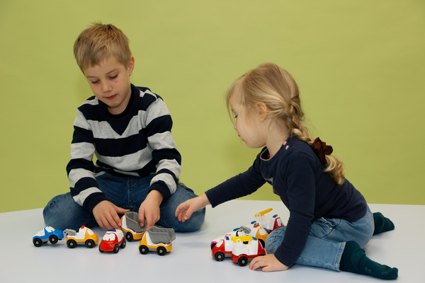 DANTOY Fun Cars, 12er Set, ab 1 Jahr