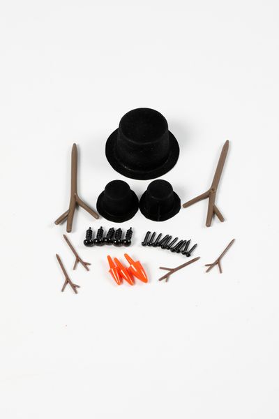 Schneemann-Teile, 3er-Set Schneemann-Teile, 3er-Set