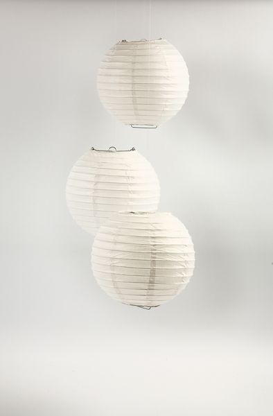 Papierlaterne  weiß, Ø 20 cm, 1 Stück Papierlaterne  weiß, Ø 20 cm, 1 Stück