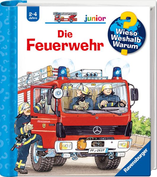 Feuerwehr, Feuerwehrauto, Rundum-Hinweis, Junior, Ravensburger