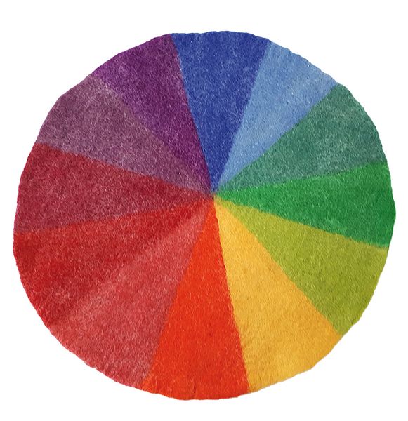 BAUSPIEL Filzregenbogenkreis einzeln BAUSPIEL Filzregenbogenkreis einzeln