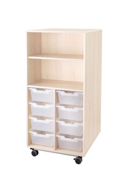 Materialturm, mobil mit 24 Boxen