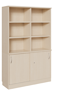 Regal, Schrank, Bücherregal, Unterteilte Regalböden, Holzoptik