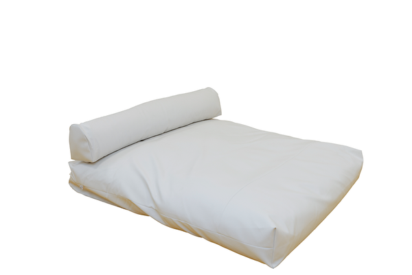 Kuschelmatte mit Rückenpolster, LxBxH 160 x 160 x 25 cm, Farbvarianten wählbar