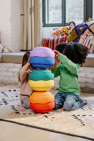 Stapelstein Original rainbow classic, 6er Set Stapelstein Original rainbow classic, 6er Set