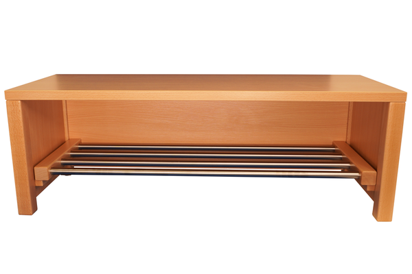 BasicPlus Bank Inge mit Edelstahl-Schuhrost (3 - 7 Plätze), Sitzhöhe 26 /35 cm BasicPlus Bank Inge mit Edelstahl-Schuhrost (3 - 7 Plätze), Sitzhöhe 26 /35 cm