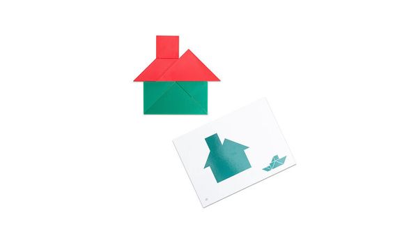 Tangram-Set, großer Klassensatz mit 24 Spielen
