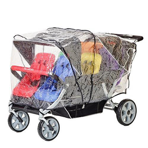 FAMILIDOO Lidoo Bus, 6-Sitzer Kinderwagen für Neugeborene bis zum Kleinkind