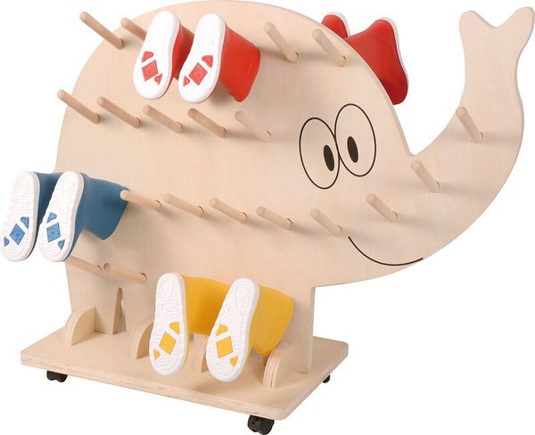 holzspielzeug, kleinkind, schuhregal, hutmobil, kinderaccessoire
