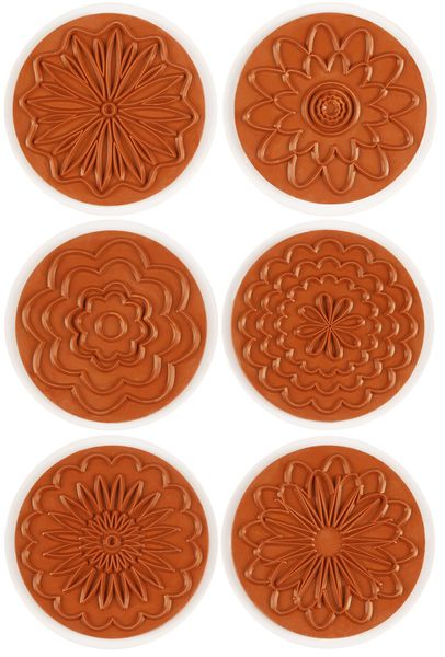 Riesenstempel "Mandalablumen", 6 tlg. Riesenstempel "Mandalablumen", 6 tlg.