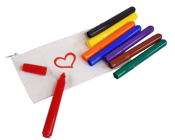 Jumbo Textilmarker, 8 Stück Jumbo Textilmarker, 8 Stück