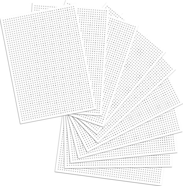 FOLIA Stickkarton weiß unbedruckt, 40 Blatt, 17,5 x 24,5 cm, 300g/m2