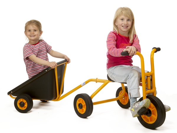 Trike, Fahrradanhänger, Kinder, Tretroller?