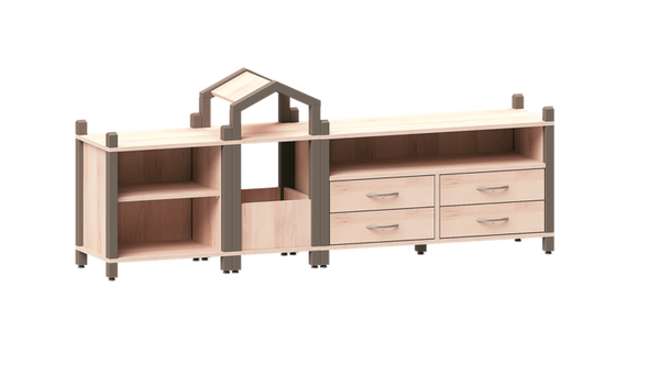  lowboard, Unterhaltungsbord, Holz, Schubladen, Schrank