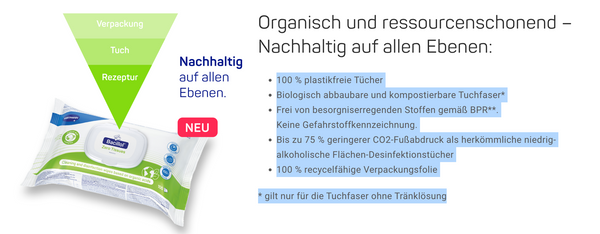 Bode Bacillol® Zero Tissues XL, 100% Plastikfrei, 1x80 Tücher Bode Bacillol® Zero Tissues XL, 100% Plastikfrei, 1x80 Tücher