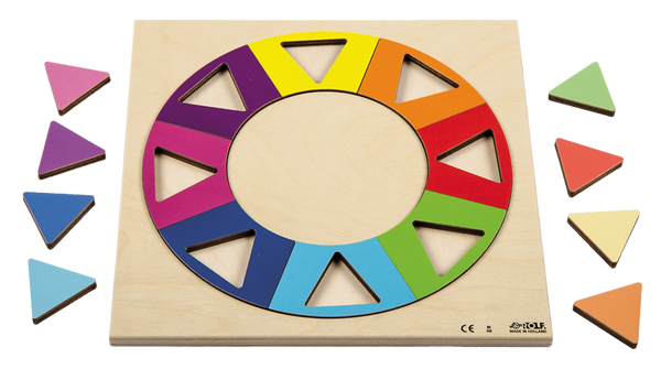 Puzzle Regenbogenkreis, 16 Teile, ab 3 Jahre