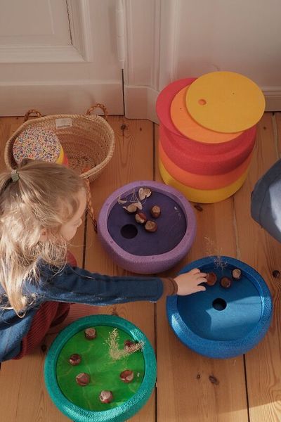 GRIMM´S x Stapelstein® Set classic, 6 Stapelsteine + 3 Kullerscheiben + 3 Holzkugeln GRIMM´S x Stapelstein® Set classic, 6 Stapelsteine + 3 Kullerscheiben + 3 Holzkugeln