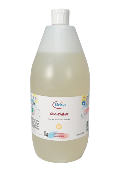 ELVIRAS Öko-Kleber (auswaschbar), 2.000 ml ELVIRAS Öko-Kleber (auswaschbar), 2.000 ml