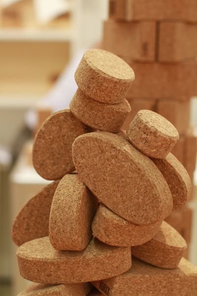 KORXX Korkbausteine Kuller mit Filzbox, 50 oder 70 Stück, natur KORXX Korkbausteine Kuller mit Filzbox, 50 oder 70 Stück, natur