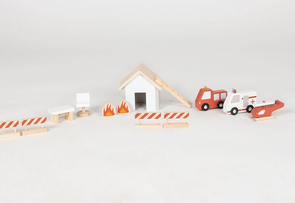 PINOLINO Feuerwache Ben mit Zubehör