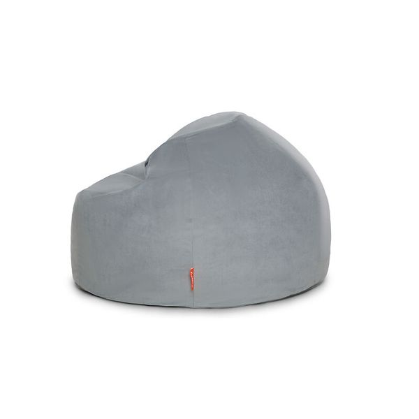 Hocker, Sitzkissen, Pouf, Rund, Grau