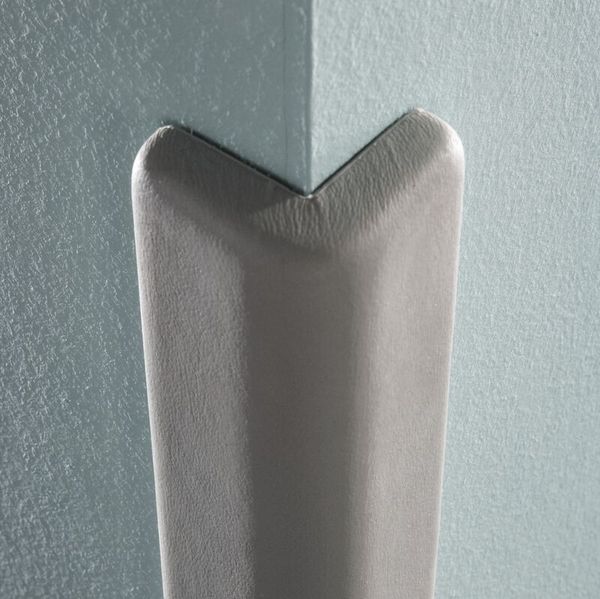 Ecke, Bein, mattierte Oberfläche, metallisch Grau, Eckenverbindung