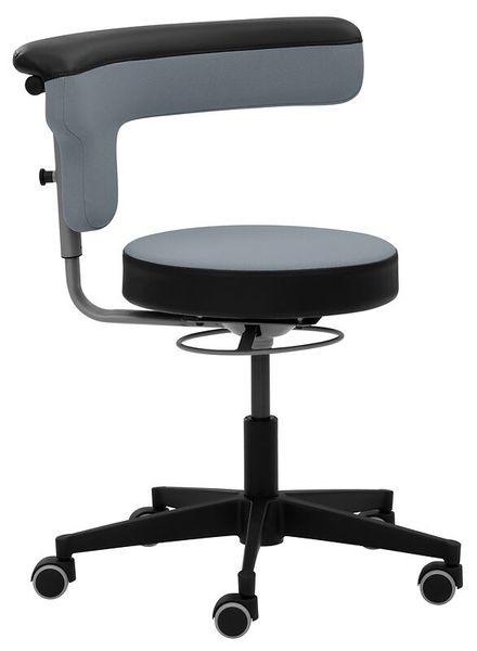 KITAEINKAUF Erzieherstuhl Vitali Sit, Kunstleder mit Stoff, bis 120 kg